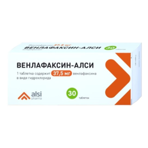 Венлафаксин-Алси таблетки 37,5мг №30