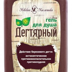 Невская косметика гель для душа дегтярный 250мл