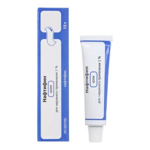 Нафтифин крем для наружного применения 1% туба 15г