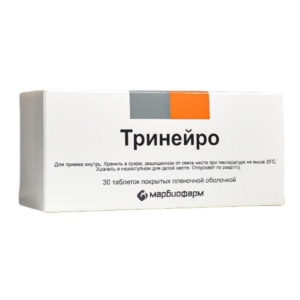 Тринейро таблетки покрытые плёночной оболочкой 200мг+100мг+0,2мг №30