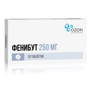 Фенибут таблетки 250мг №10 