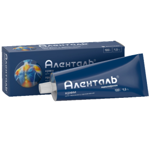 Аленталь крем для наружного применения 1,5% туба 100г