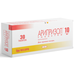 Арипризол таблетки 10мг №30