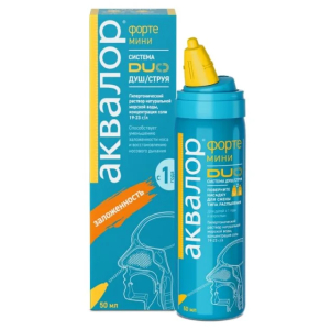 Аквалор форте мини DUO душ/струя 50мл