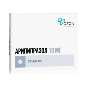 Арипипразол таблетки 10мг №30