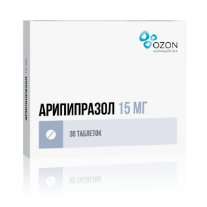 Арипипразол таблетки 15мг №30