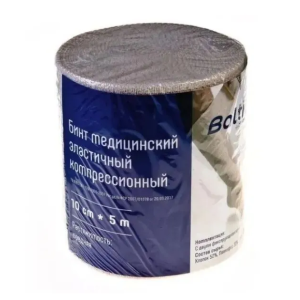 Балтик медикал бинт медицинский эластичный компрессионный средней растяжимости 10смх5м