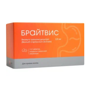 Брайтвис таблетки покрытые плёночной оболочкой 120мг №112