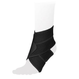 Бандаж компрессионный на голеностопный сустав черный AS-E05 размер универсальный
