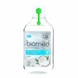 Biomed superwhite комплексный ополаскиватель для полости рта флакон 500мл