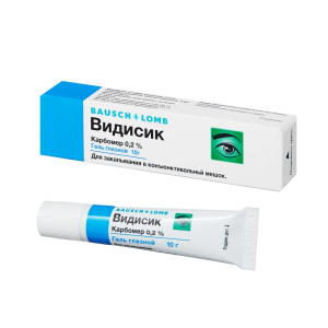 Видисик гель глазной 0,2% туба 10г 