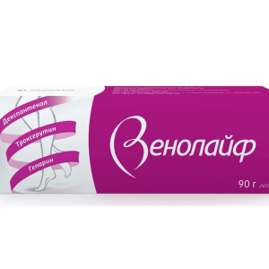 Венолайф гель для наружного применения 0,25%+5%+2% туба 90г