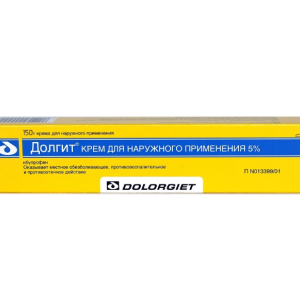Долгит крем для наружного применения 5% 150г