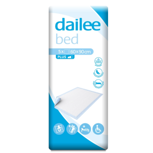 Dailee bed Plus пеленки впитывающие одноразовые 60х90см №5