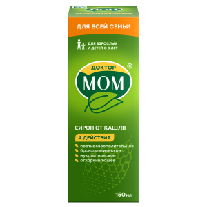 Доктор Мом сироп флакон 150мл 