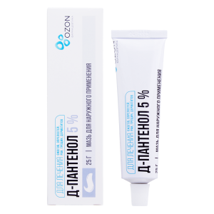 Д-Пантенол мазь для наружного применения 5% туба 25г