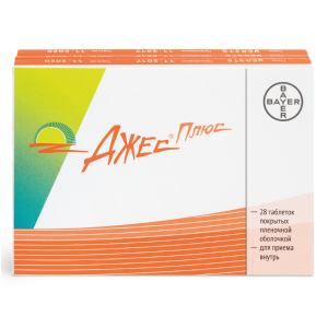 Джес Плюс таблетки покрытые плёночной оболочкой №84