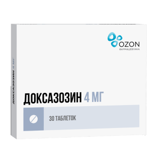 Доксазозин таблетки 4мг №30