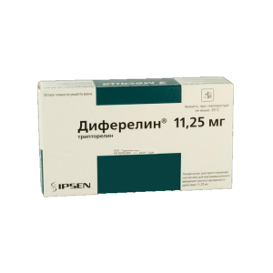 Диферелин лиофилизат для приготовления суспензии для внутримышечного введения пролонгированного действия 11,25мг флакон №1 + растворитель