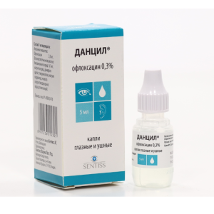 Данцил капли глазные и ушные 0,3% флакон-капельница 5мл