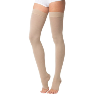 Чулки компрессионные с открытым мыском I класс компрессии ЧС1(П)-К кремовые размер 3