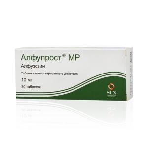 Алфупрост МР таблетки пролонгированного действия 10мг №30 