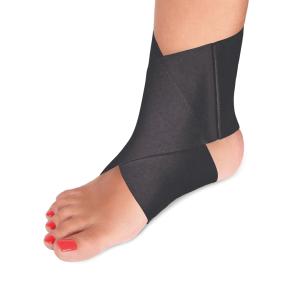 Бандаж эластичный на голеностопный сустав разъемный КГСС-Т1 черный размер XS-S