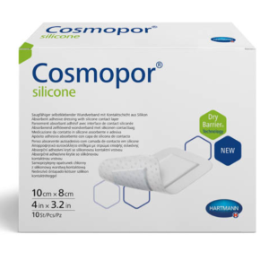 Космопор силикон повязка самоклеящаяся с впитывающей подушечкой и контактным слоем из силикона 10х8см №10