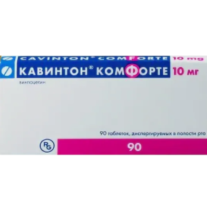 Кавинтон Комфорте таблетки диспергируемые в полости рта 10мг №90