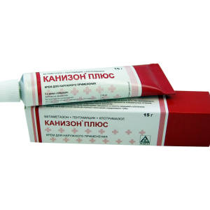 Канизон плюс крем для наружного применения 0,05%+0,1%+1% туба 15г
