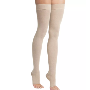Чулки компрессионные с открытым мыском II класс компрессии ЧС2(П)-К кремовые размер 5