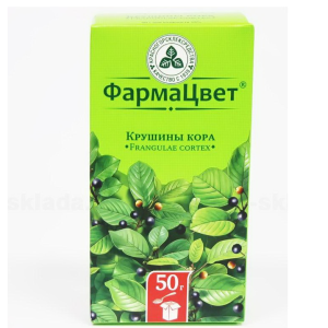 Крушины кора измельчённая пачка 50г