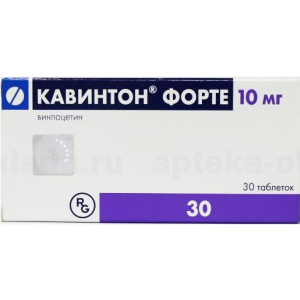 Кавинтон форте таблетки 10мг №30 