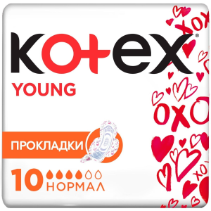 Котекс Янг Сетч нормал прокладки №10