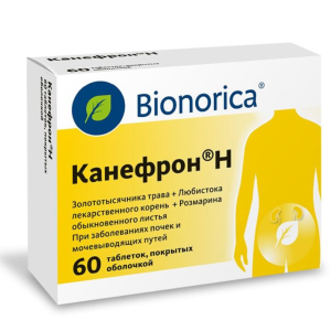 Канефрон Н таблетки покрытые оболочкой №60