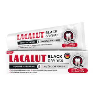Лакалют блэк & уайт зубная паста туба 75мл