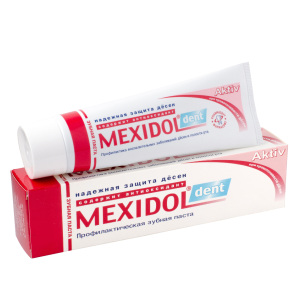 Мексидол дент актив профилактическая зубная паста туба 100г