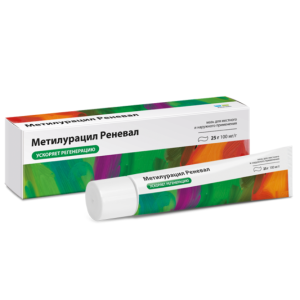 Метилурацил Реневал мазь для местного и наружного применения 10% туба 25г 