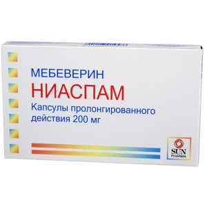 Ниаспам капсулы пролонгированного действия 200мг №30