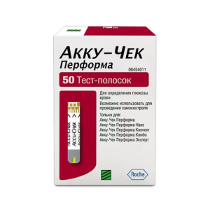 Акку-Чек Перформа тест-полоски №50