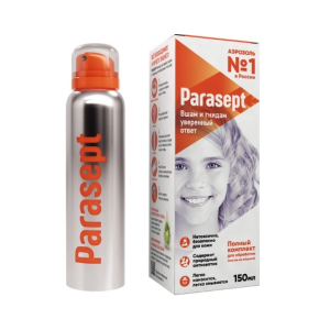 Парасепт средство педикулицидное аэрозоль 150мл 