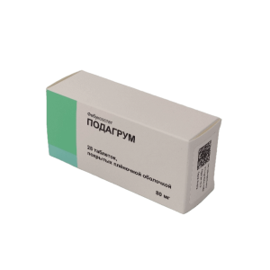 Подагрум таблетки покрытые плёночной оболочкой 80мг №28