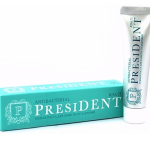 ПрезиДент Antibacterial зубная паста 75 RDA туба 50мл