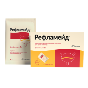 Рефламейд порошок для приготовления раствора для приема внутрь 3г пакет 8г №1
