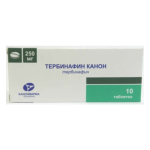 Тербинафин Канон таблетки 250мг №10