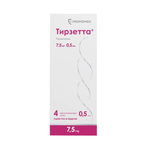 Тирзетта раствор для подкожного введения 7,5мг шприцы в автоинжекторах 0,5мл №4
