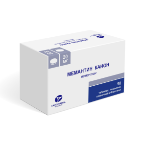 Мемантин Канон таблетки покрытые плёночной оболочкой 20мг №90