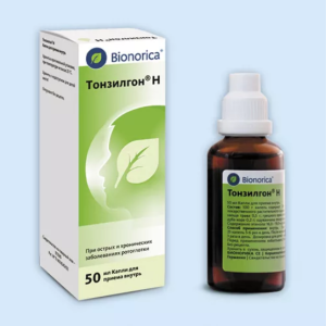 Тонзилгон Н капли для приёма внутрь флакон-капельница 50мл 