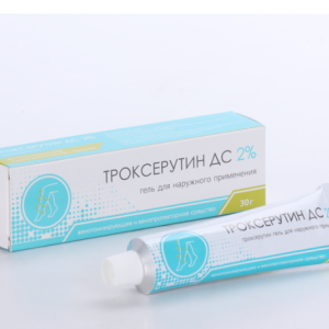 Троксерутин ДС гель для наружного применения 2% туба 30г