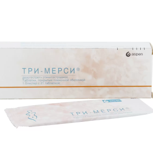 Три-мерси таблетки покрытые плёночной оболочкой №21